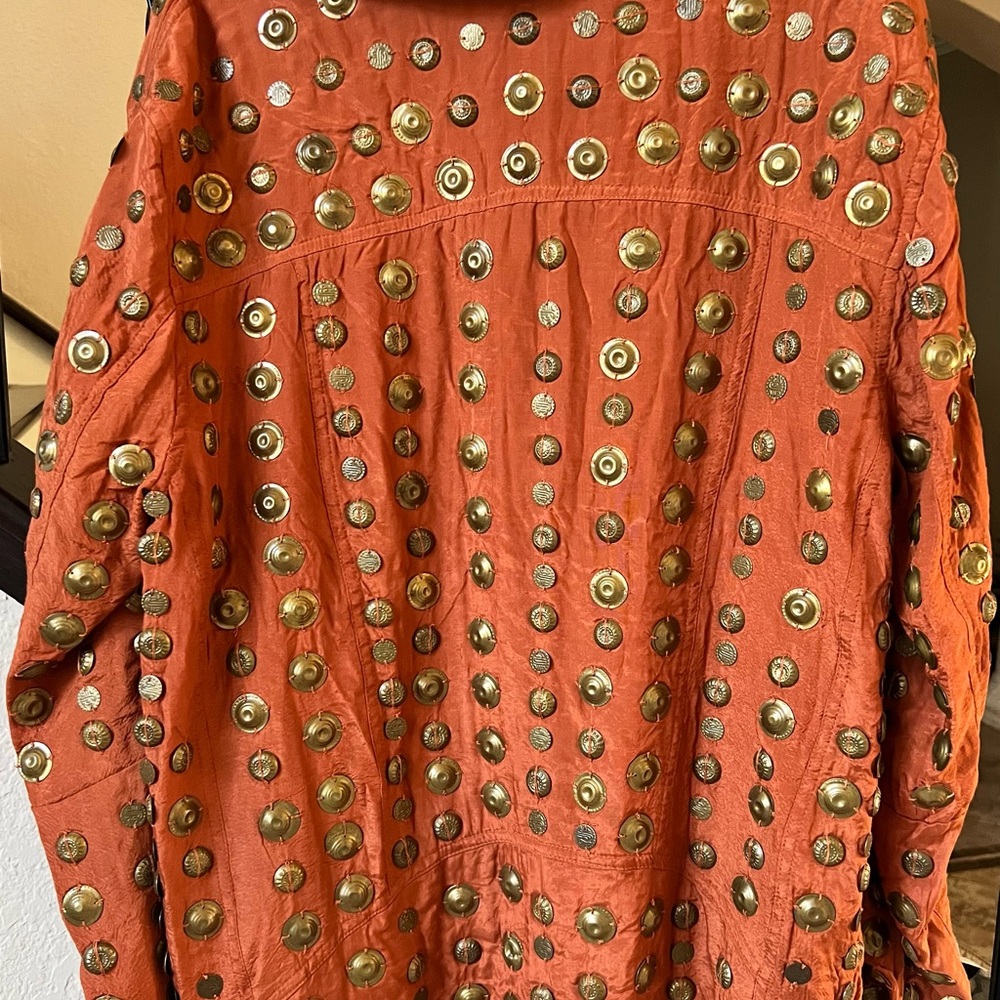 NWT FREE PEOPLE CHELSEA COIN MOTO JACKET $498 retail - Picture 8 of 8